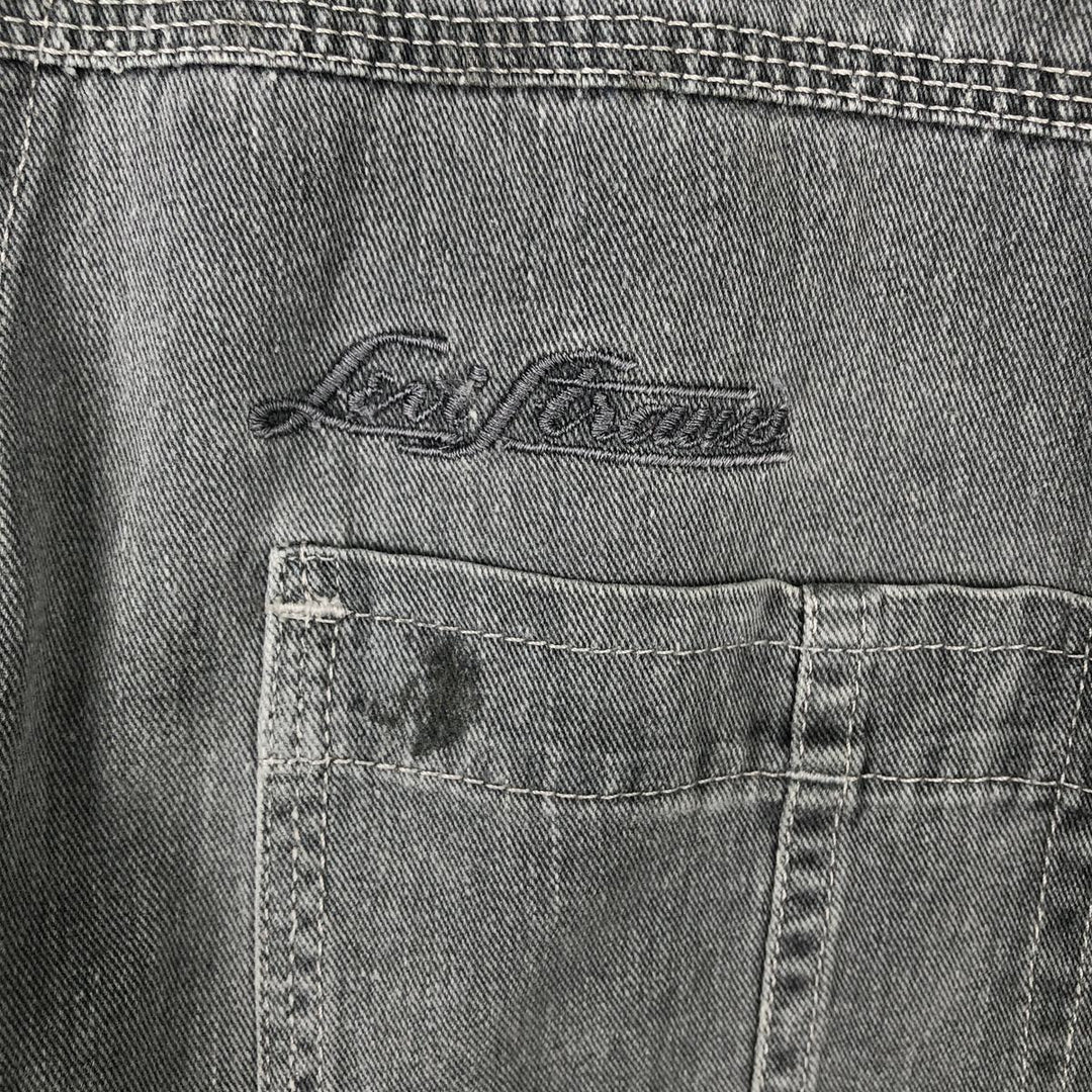 90'S Levi's Long-Sleeve Denim Western Shirt, Men's Size S (approx.), Vintage cotton gray type Vintage Second Hand