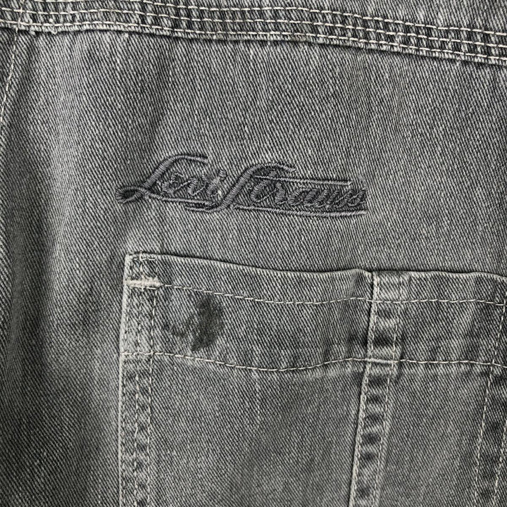 90'S Levi's Long-Sleeve Denim Western Shirt, Men's Size S (approx.), Vintage cotton gray type Vintage Second Hand