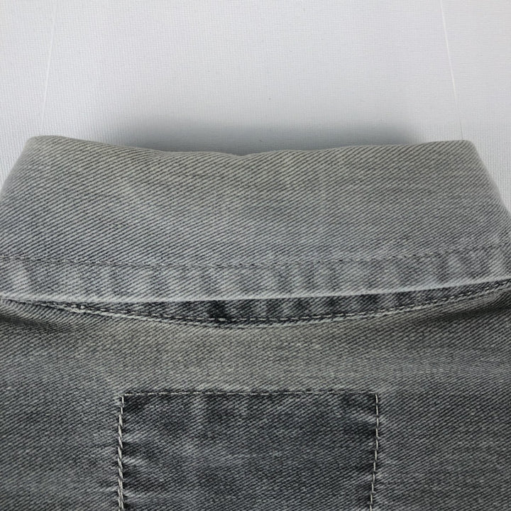 90'S Levi's Long-Sleeve Denim Western Shirt, Men's Size S (approx.), Vintage cotton gray type Vintage Second Hand
