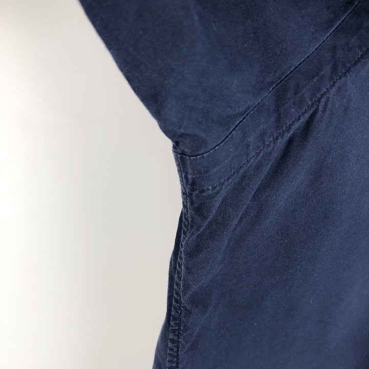 Ralph Lauren Slim Fit Long Sleeve Button-Down Shirt, Men's Size L cotton navy blue type Vintage Second Hand