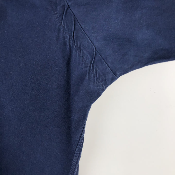 Ralph Lauren Slim Fit Long Sleeve Button-Down Shirt, Men's Size L cotton navy blue type Vintage Second Hand