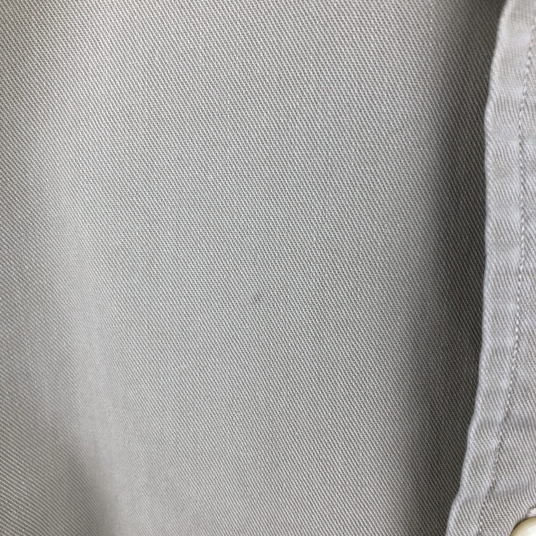 Ralph Lauren long sleeve button down shirt, men's XL size cotton Beige type Vintage Second Hand