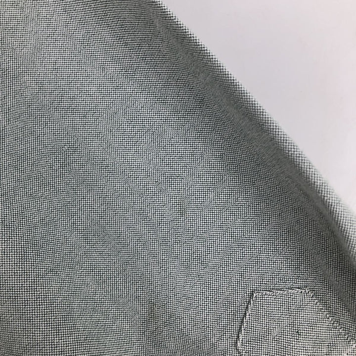 Ralph Lauren BIG SHIRT Long sleeve button down shirt Men's size L cotton gray type Vintage Second Hand