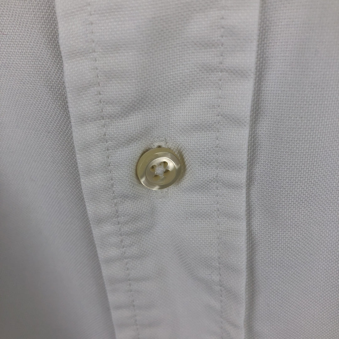 Brooks Brothers Est.1818 Long Sleeve Button Down Shirt Made in USA Men's Size L Supima Cotton white type Vintage Second Hand