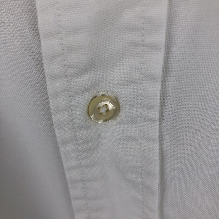 Brooks Brothers Est.1818 Long Sleeve Button Down Shirt Made in USA Men's Size L Supima Cotton white type Vintage Second Hand