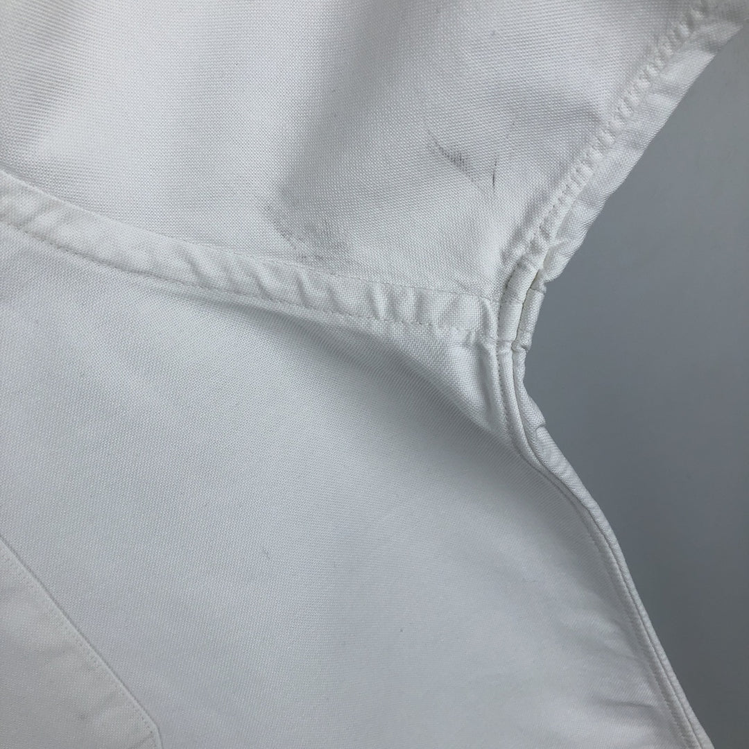 Brooks Brothers Est.1818 Long Sleeve Button Down Shirt Made in USA Men's Size L Supima Cotton white type Vintage Second Hand