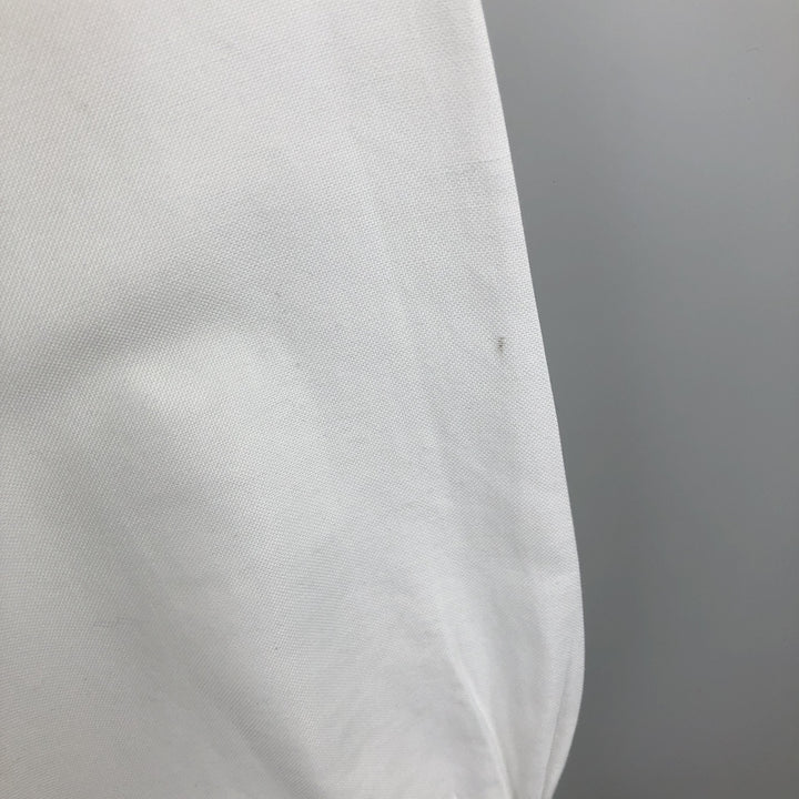 Brooks Brothers Est.1818 Long Sleeve Button Down Shirt Made in USA Men's Size L Supima Cotton white type Vintage Second Hand