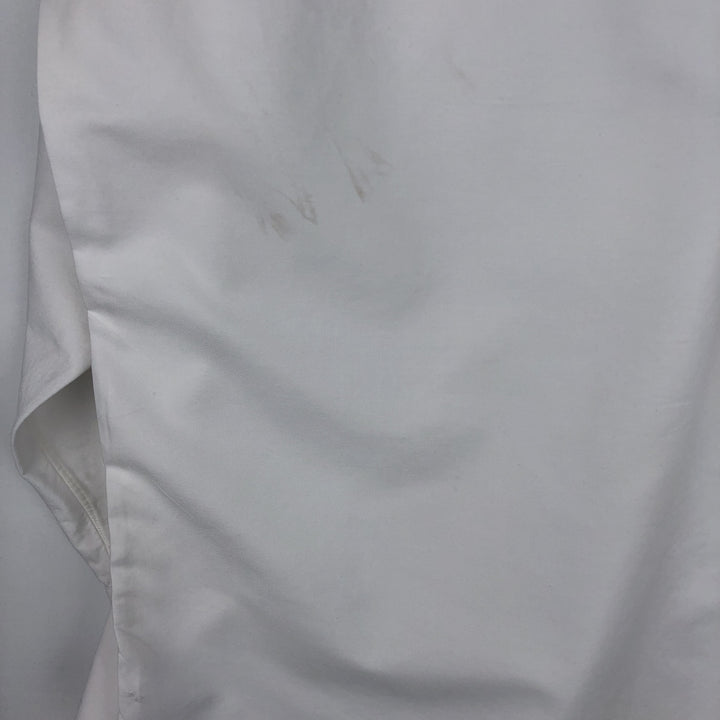 80s-90'S Brooks Brothers Long-Sleeve Button-Down Shirt, Made in USA, Men's Size L (Equivalent), Vintage Supima Cotton white type Vintage Second Hand