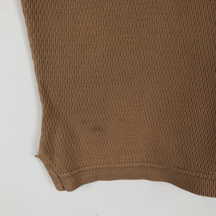 Carhartt Thermal Ron T-shirt Honeycomb Men's XXL cotton Beige type Vintage Second Hand