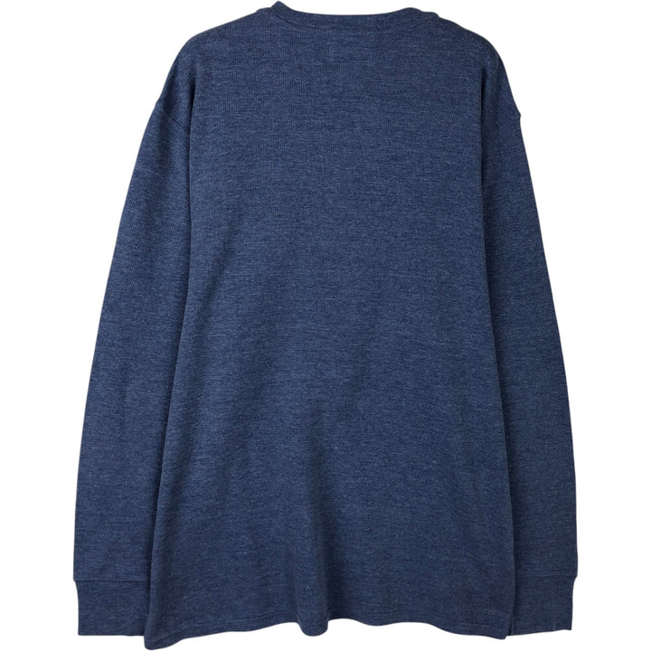 Ralph Lauren POLO RALPH LAUREN Thermal Long T-Shirt Men's XL cotton blue type Vintage Second Hand