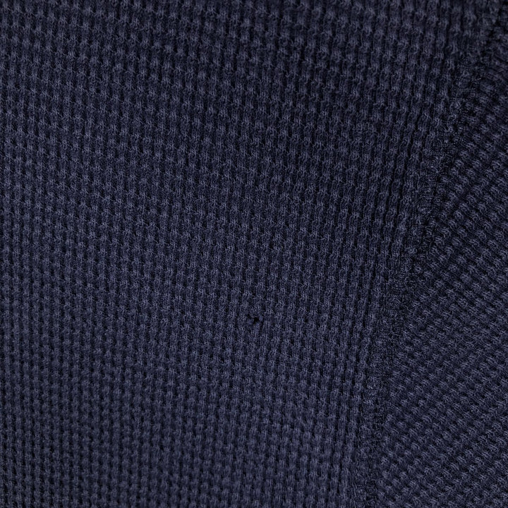Ralph Lauren POLO RALPH LAUREN SLEEPWEAR Thermal Long T-shirt Waffle Men's L size cotton navy blue type Vintage Second Hand
