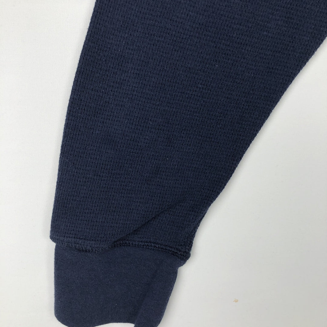 Ralph Lauren POLO RALPH LAUREN Thermal Long T-shirt Men's S size cotton black type Vintage Second Hand