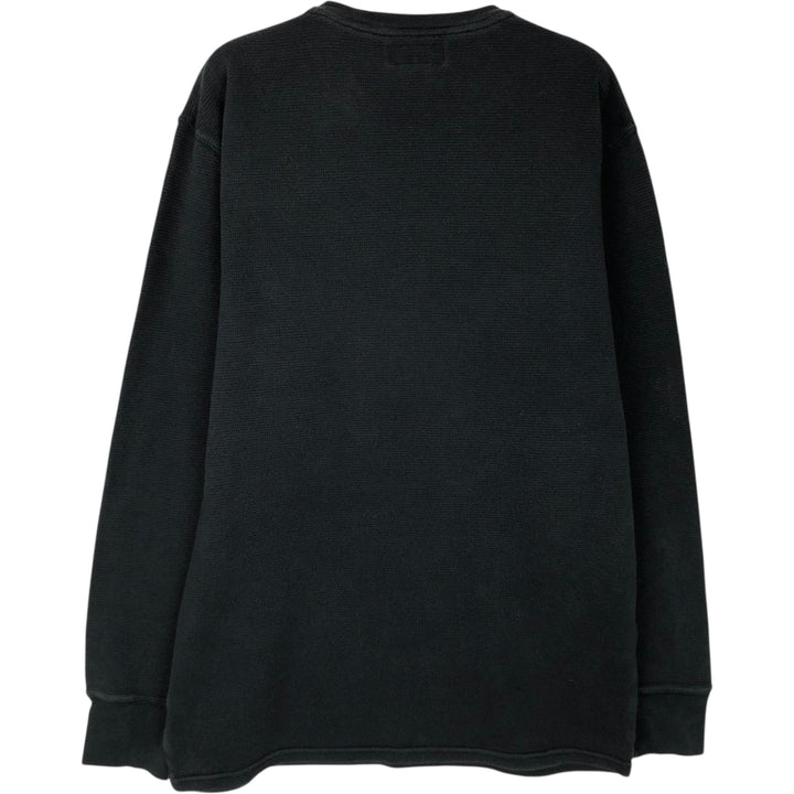Ralph Lauren POLO RALPH LAUREN Thermal Long T-Shirt Men's Size L cotton black type Vintage Second Hand