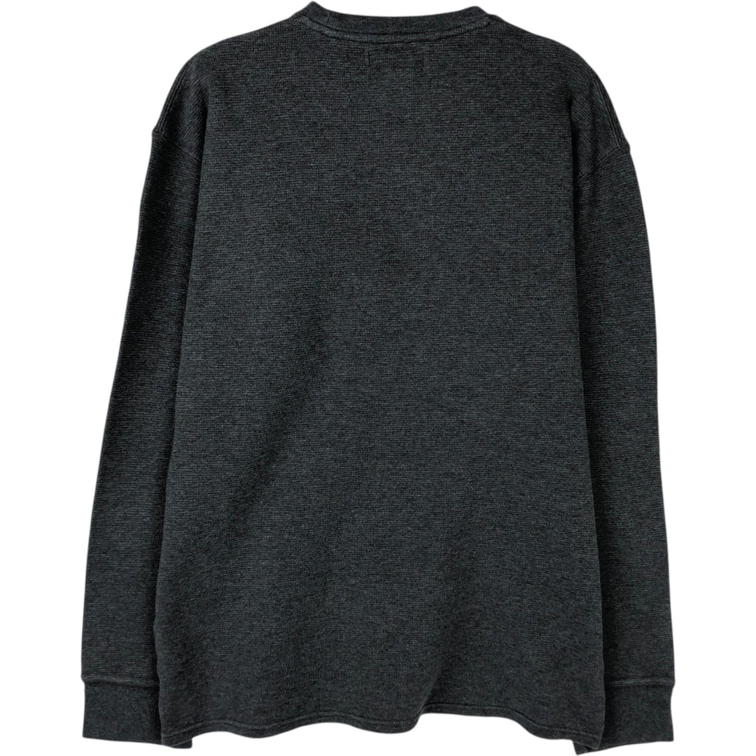 Ralph Lauren POLO RALPH LAUREN Thermal Long T-Shirt Men's XL cotton gray type Vintage Second Hand