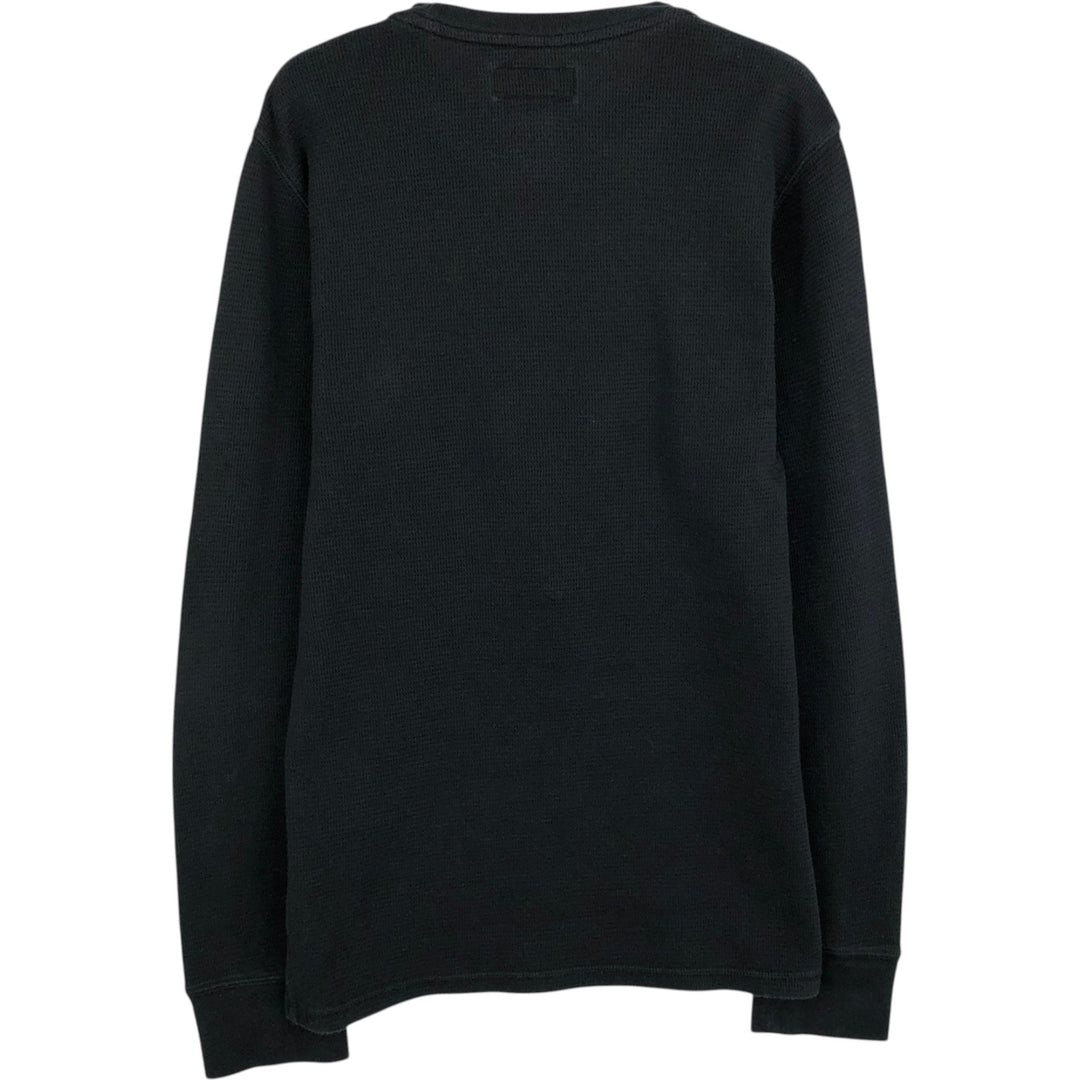 Ralph Lauren POLO RALPH LAUREN SLEEPWEAR Thermal Long T-Shirt, Men's Size Small cotton black type Vintage Second Hand