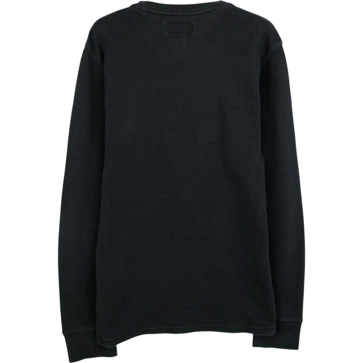 Ralph Lauren POLO RALPH LAUREN SLEEPWEAR Thermal Long T-Shirt, Men's Size Small cotton black type Vintage Second Hand