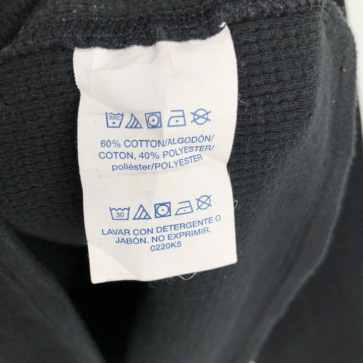 Ralph Lauren POLO RALPH LAUREN SLEEPWEAR Thermal Long T-Shirt, Men's Size Small cotton black type Vintage Second Hand