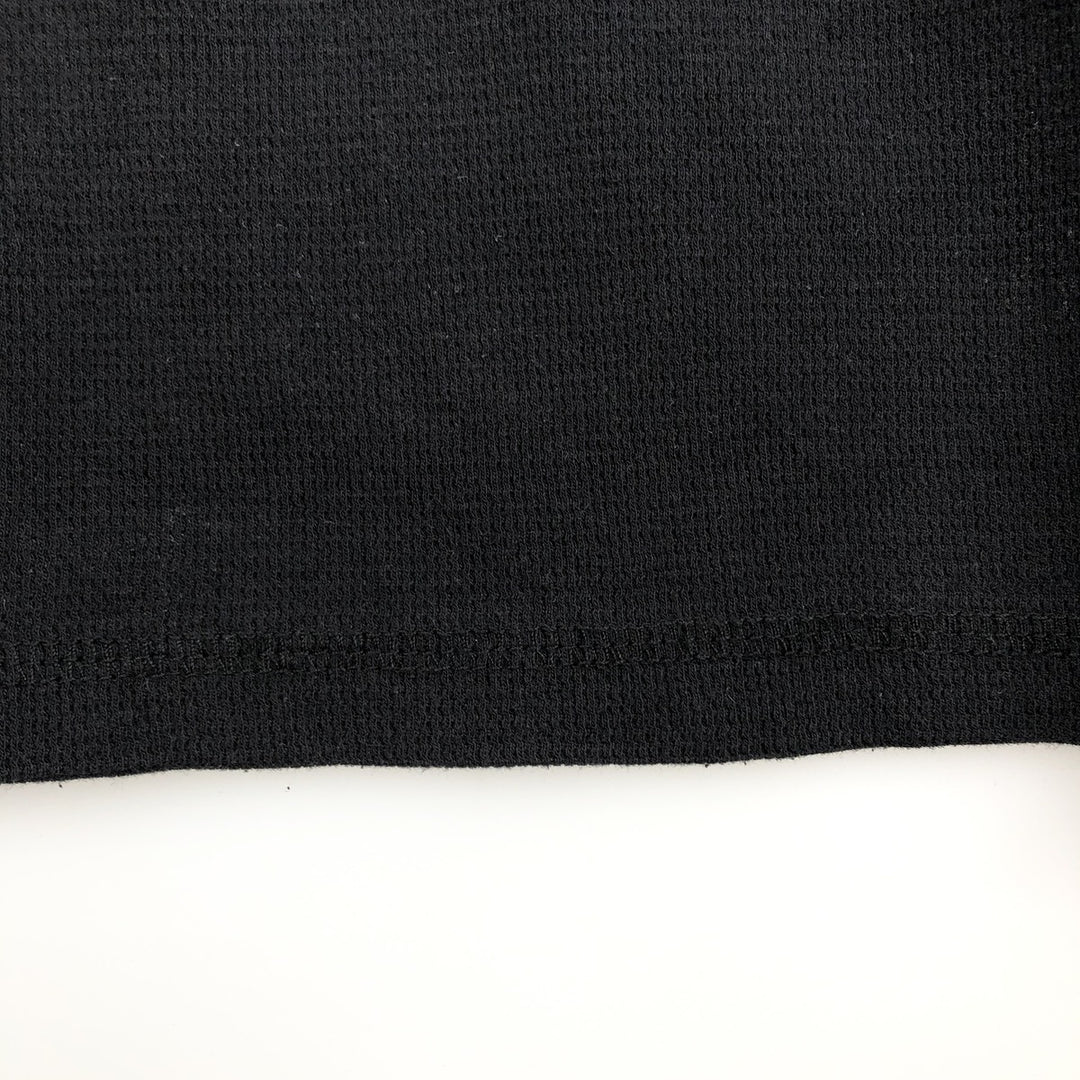 Harley-Davidson Thermal Long-Sleeve T-Shirt, Men's Size XXL (approx.) cotton black type Vintage Second Hand