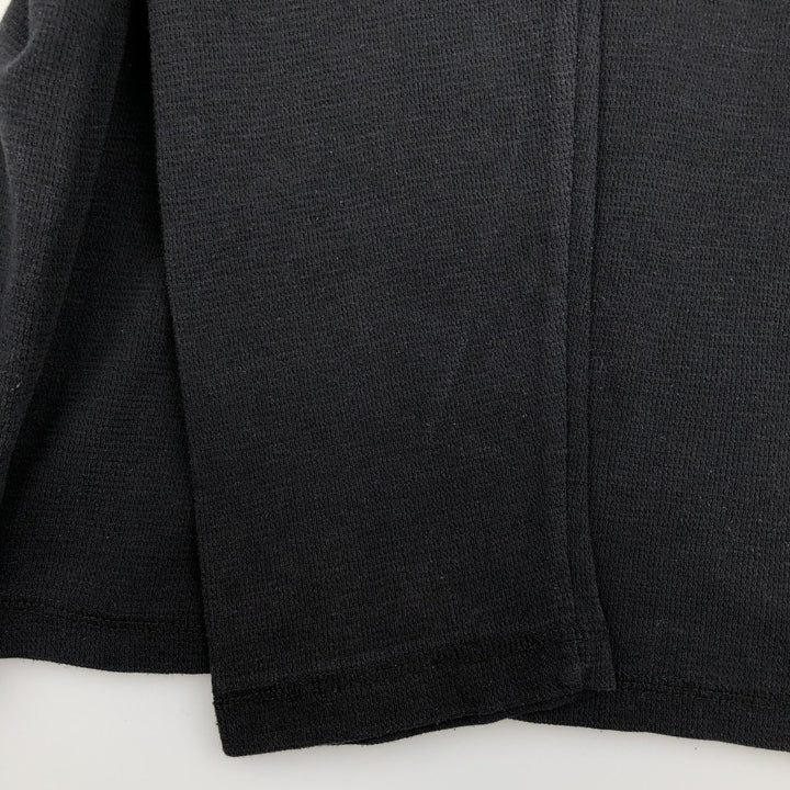 Harley-Davidson Thermal Long-Sleeve T-Shirt, Men's Size XXL (approx.) cotton black type Vintage Second Hand