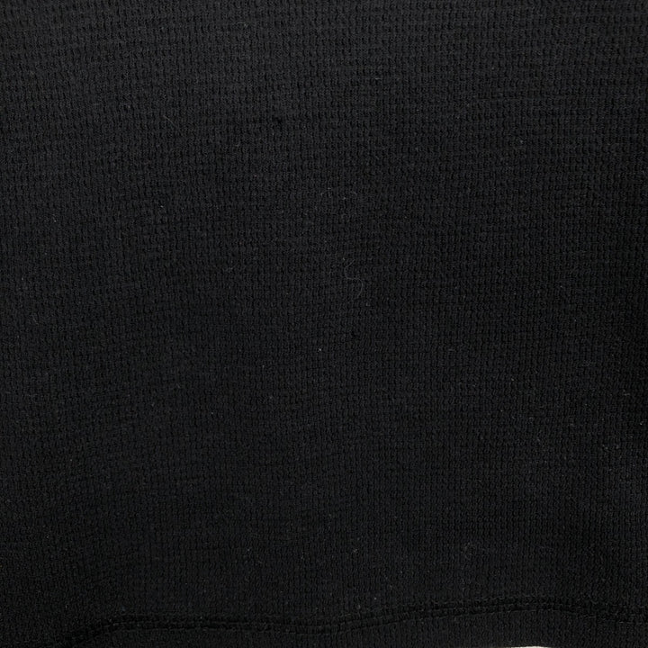 Harley-Davidson Thermal Long-Sleeve T-Shirt, Men's Size XXL (approx.) cotton black type Vintage Second Hand
