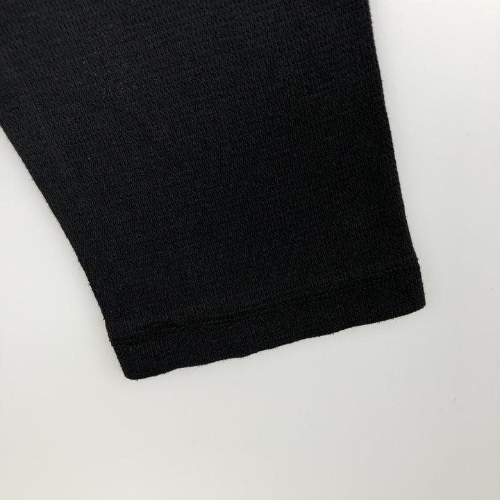 Harley-Davidson Thermal Long-Sleeve T-Shirt, Men's Size XXL (approx.) cotton black type Vintage Second Hand