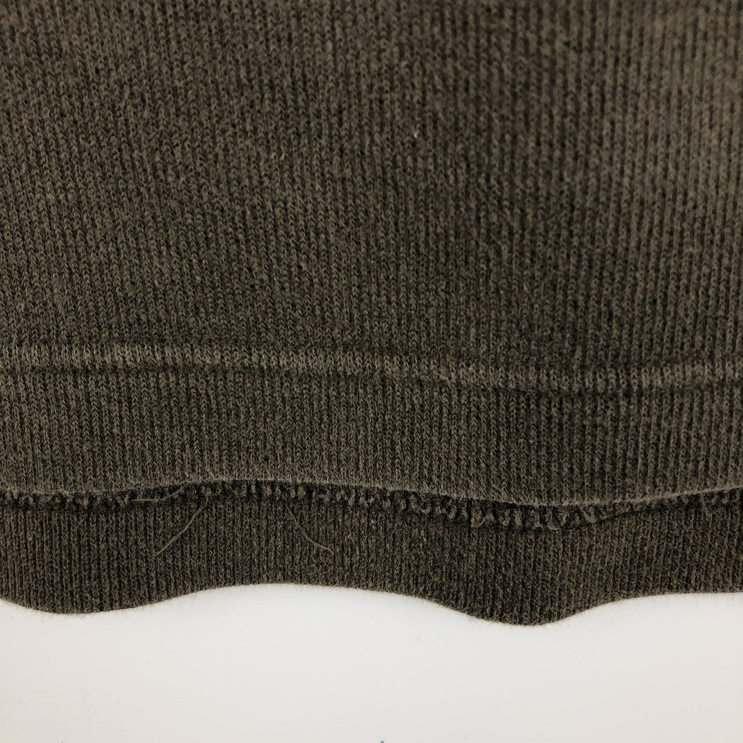 Eddie Bauer V-neck Long-Sleeve T-Shirt (Men's Size L) cotton Khaki type Vintage Second Hand