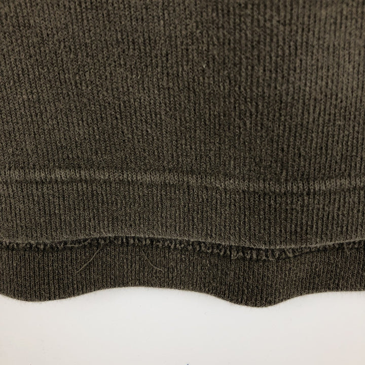 Eddie Bauer V-neck Long-Sleeve T-Shirt (Men's Size L) cotton Khaki type Vintage Second Hand