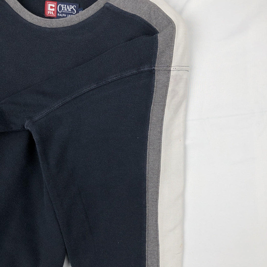 90'S Ralph Lauren CHAPS Long Sleeve T-Shirt Men's XL Vintage cotton navy blue type Vintage Second Hand
