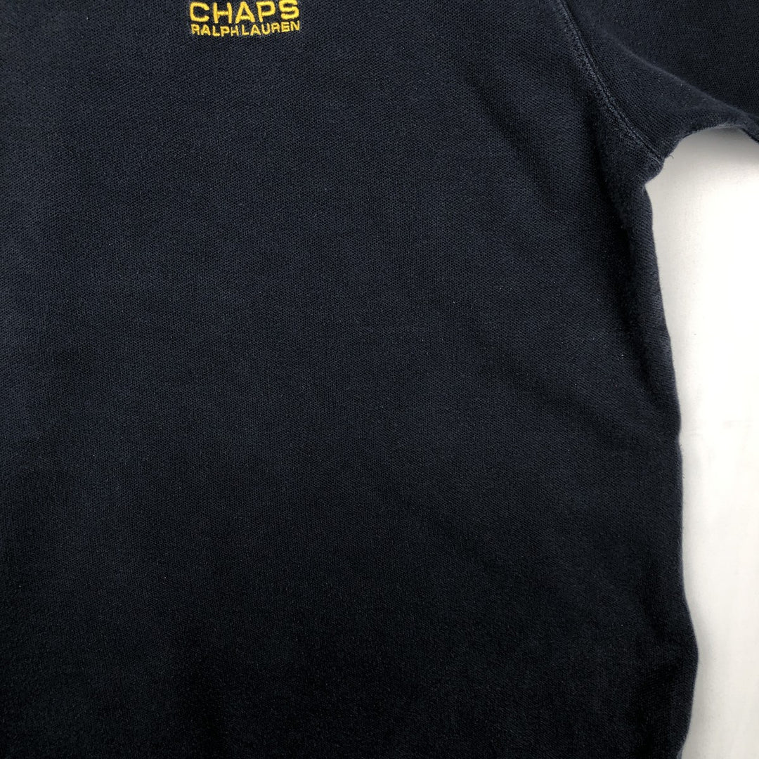 90'S Ralph Lauren CHAPS Long Sleeve T-Shirt Men's XL Vintage cotton navy blue type Vintage Second Hand