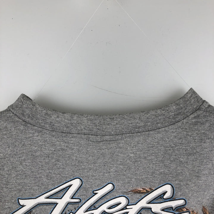 2000'S Harley-Davidson Motorcycle Long-Sleeve T-Shirt, Made in USA, Men's Size L (approx.) cotton gray type Vintage Second Hand