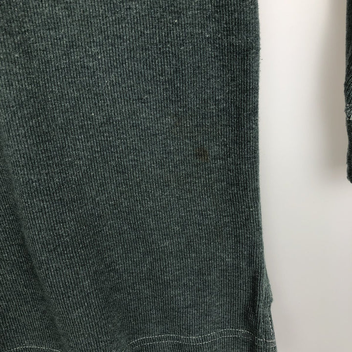 Ralph Lauren CHAPS long-sleeved polo shirt, men's size S (approx.) cotton green type Vintage Second Hand