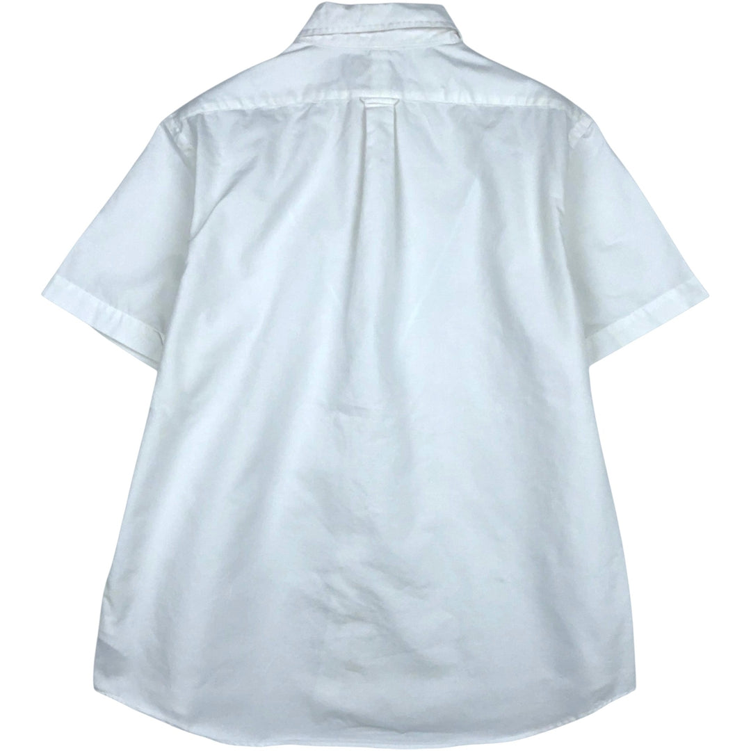 Ralph Lauren Classic Fit short sleeve button down shirt, men's size L cotton white type Vintage Second Hand
