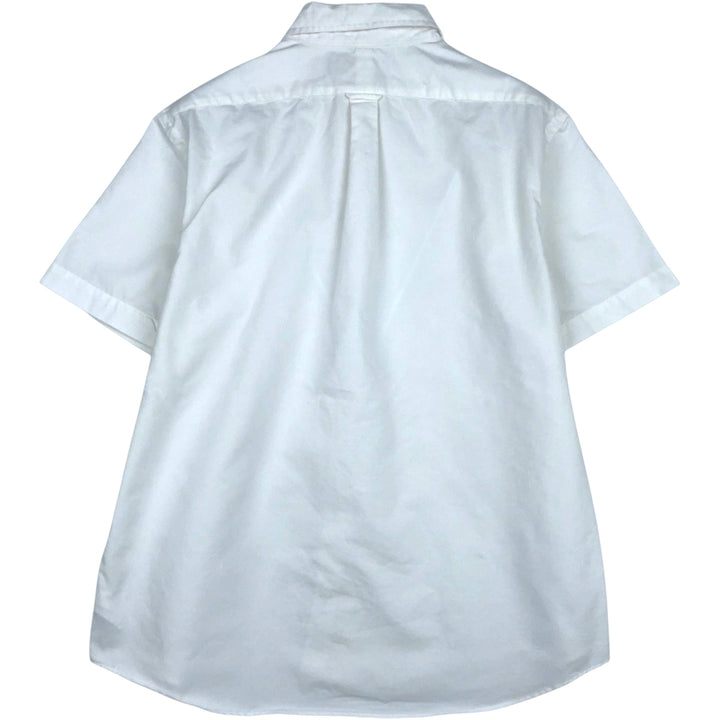 Ralph Lauren Classic Fit short sleeve button down shirt, men's size L cotton white type Vintage Second Hand