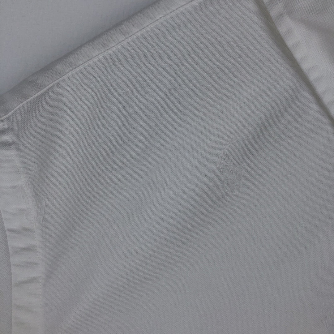 Ralph Lauren Classic Fit short sleeve button down shirt, men's size L cotton white type Vintage Second Hand