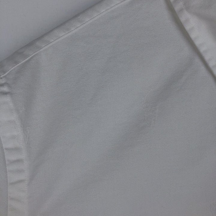 Ralph Lauren Classic Fit short sleeve button down shirt, men's size L cotton white type Vintage Second Hand