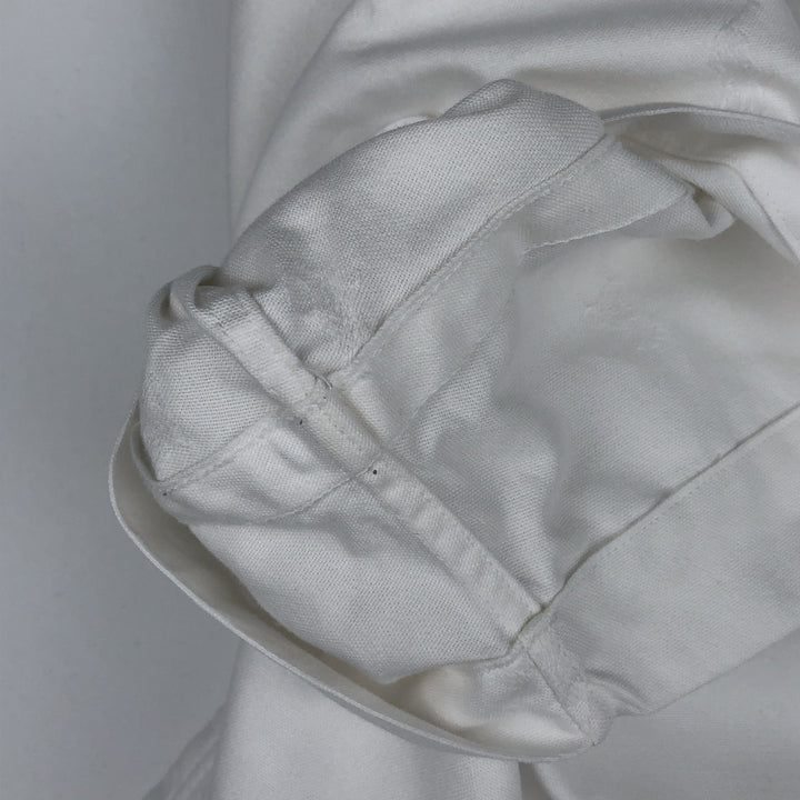 Ralph Lauren Classic Fit short sleeve button down shirt, men's size L cotton white type Vintage Second Hand