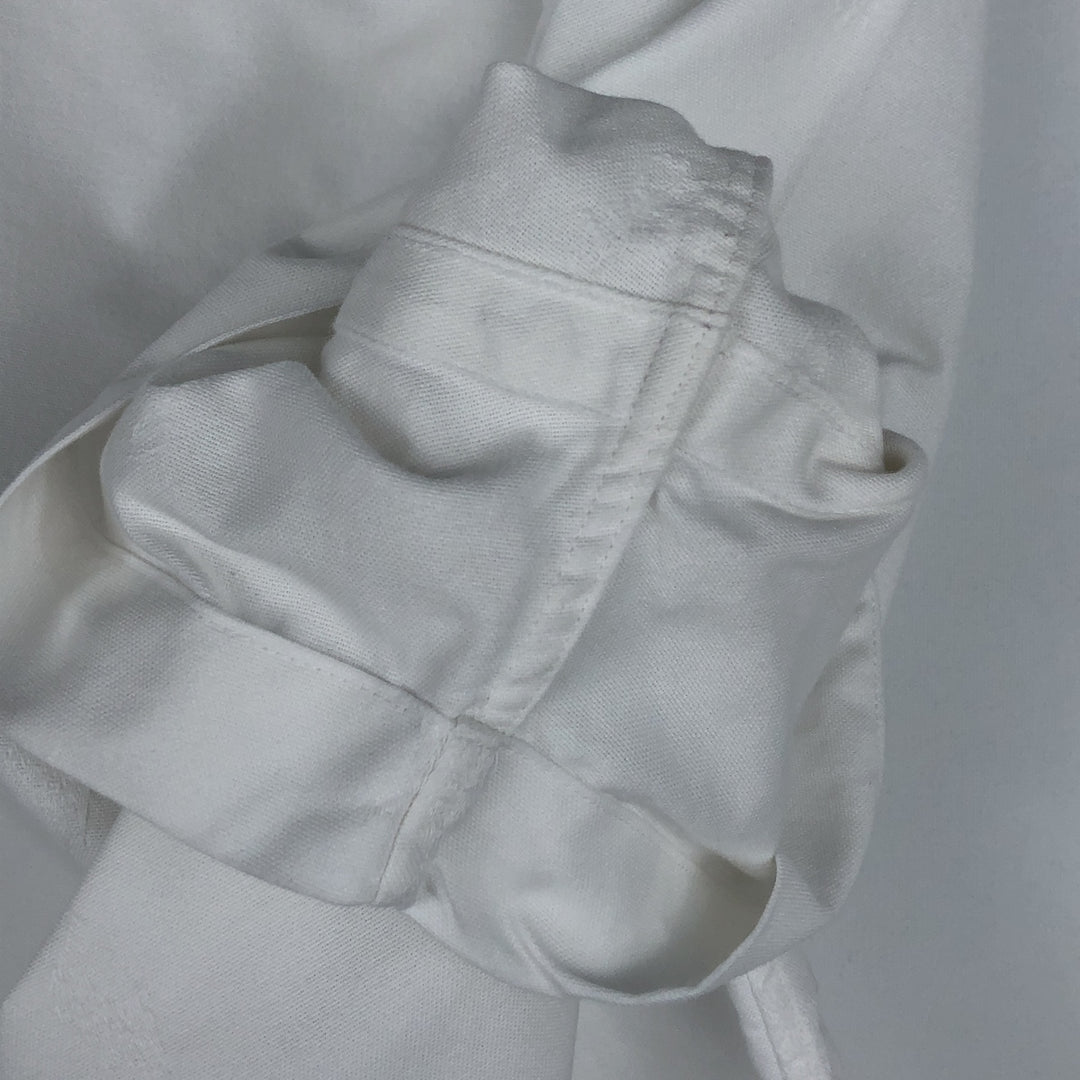 Ralph Lauren Classic Fit short sleeve button down shirt, men's size L cotton white type Vintage Second Hand