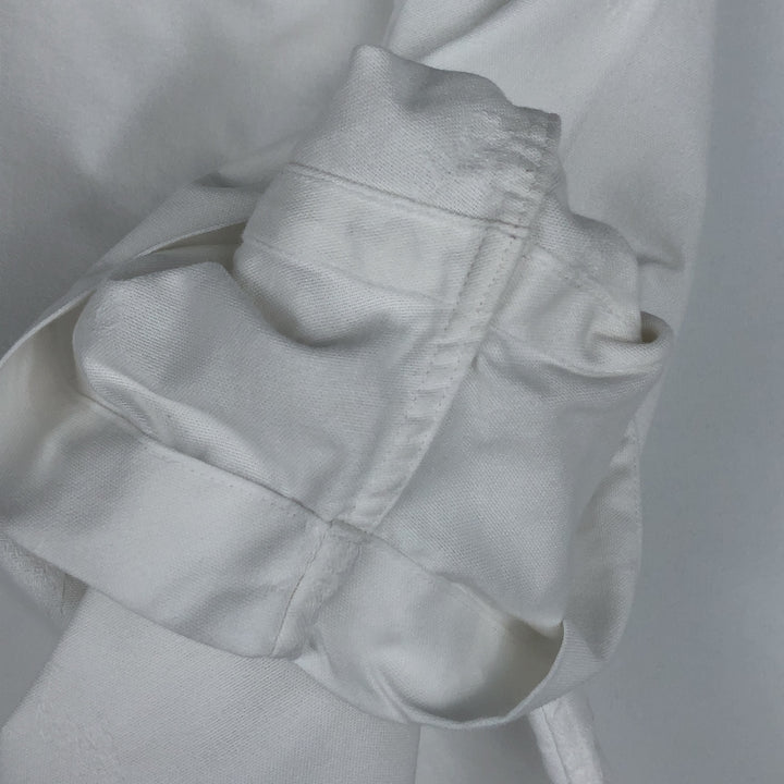 Ralph Lauren Classic Fit short sleeve button down shirt, men's size L cotton white type Vintage Second Hand