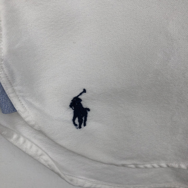 Ralph Lauren short sleeve button down shirt, men's XL size cotton white type Vintage Second Hand