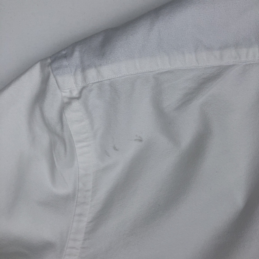 Ralph Lauren short sleeve button down shirt, men's XL size cotton white type Vintage Second Hand
