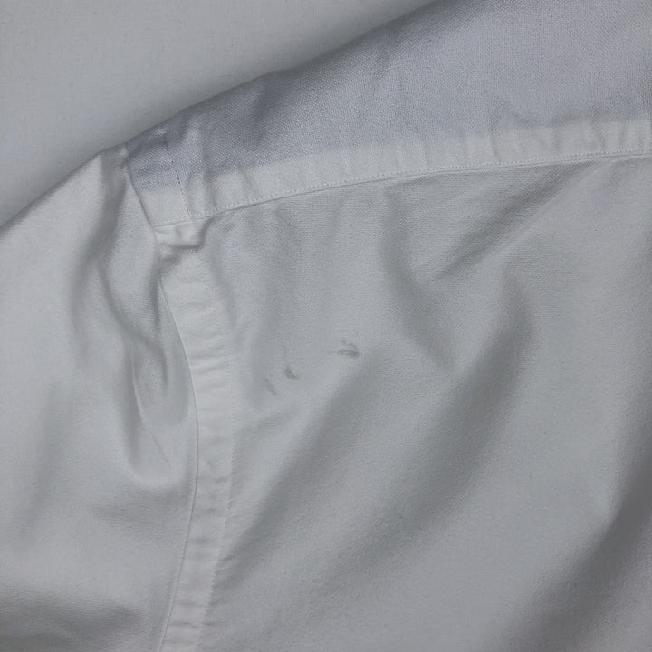 Ralph Lauren short sleeve button down shirt, men's XL size cotton white type Vintage Second Hand