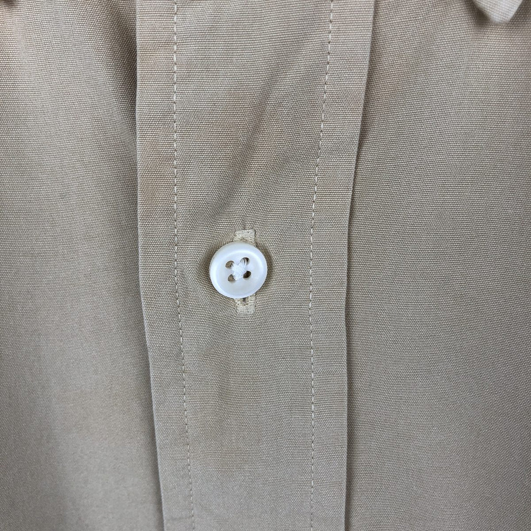 Ralph Lauren Classic Fit Short Sleeve Button Down Shirt Men's XL cotton Beige type Vintage Second Hand