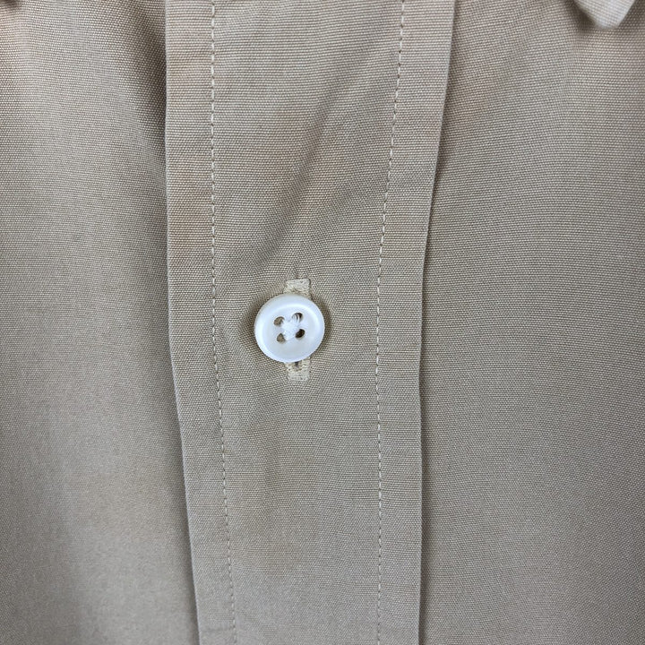Ralph Lauren Classic Fit Short Sleeve Button Down Shirt Men's XL cotton Beige type Vintage Second Hand