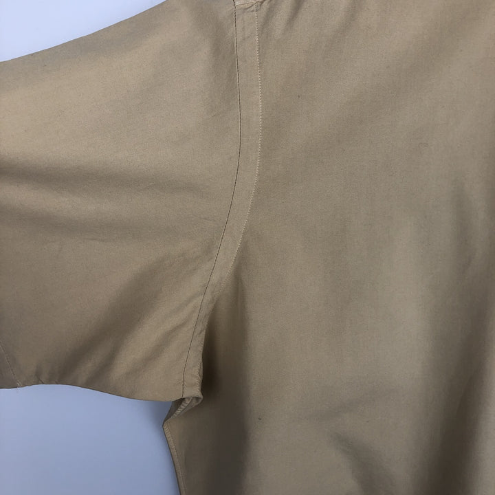 Ralph Lauren Classic Fit Short Sleeve Button Down Shirt Men's XL cotton Beige type Vintage Second Hand