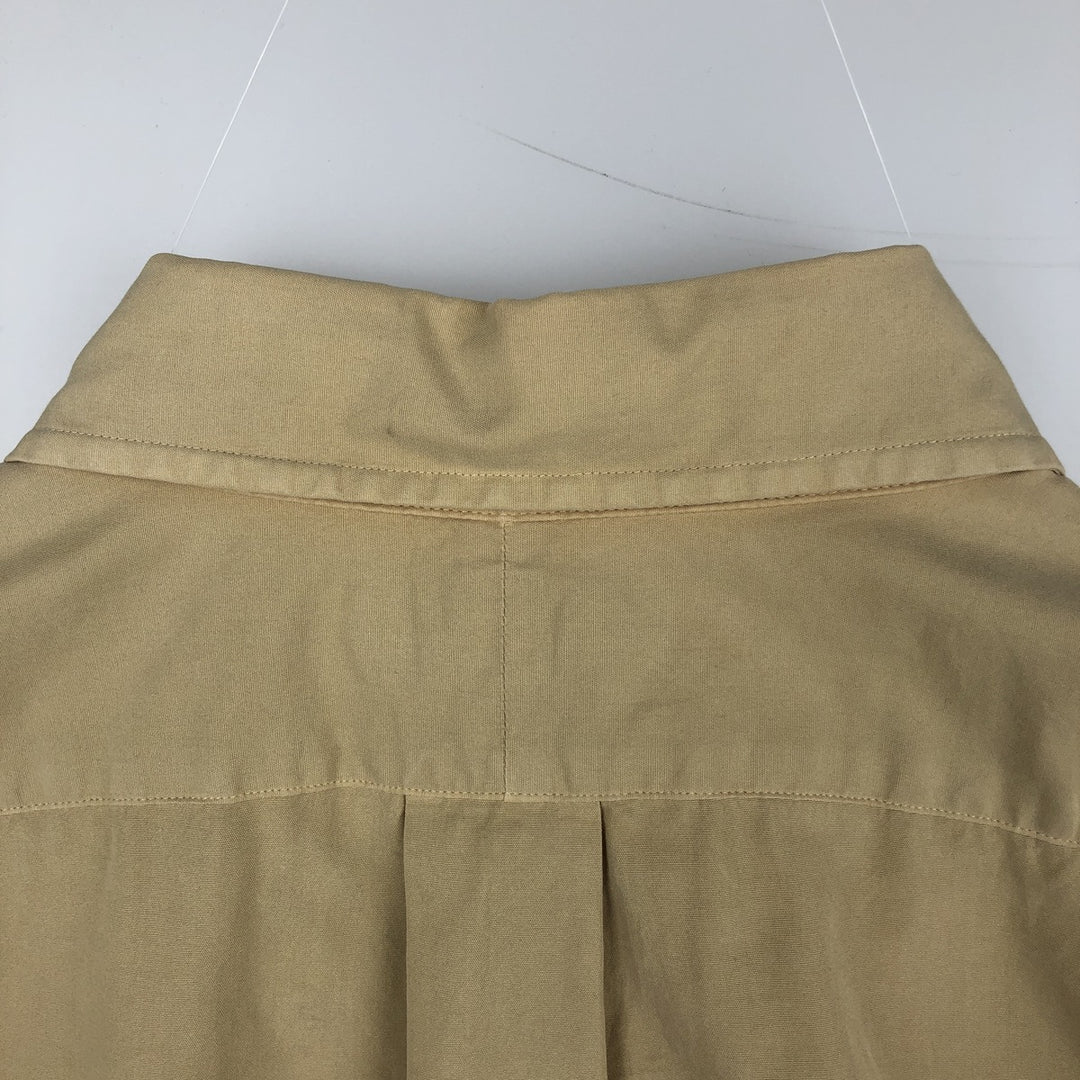 Ralph Lauren Classic Fit Short Sleeve Button Down Shirt Men's XL cotton Beige type Vintage Second Hand