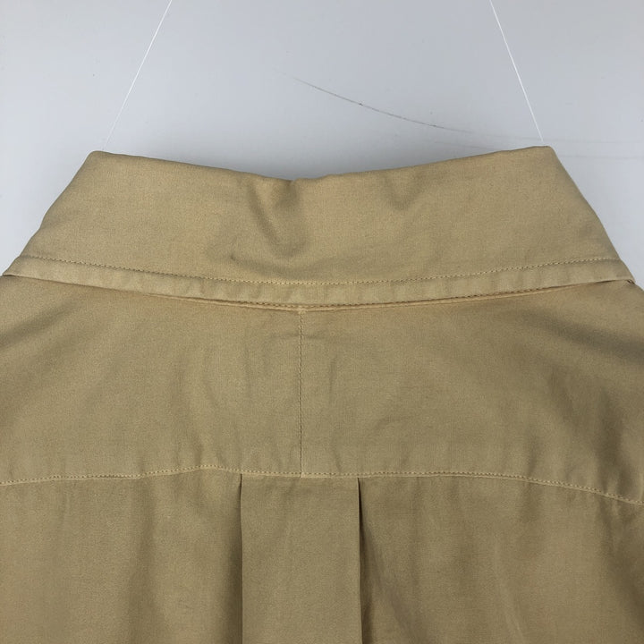 Ralph Lauren Classic Fit Short Sleeve Button Down Shirt Men's XL cotton Beige type Vintage Second Hand