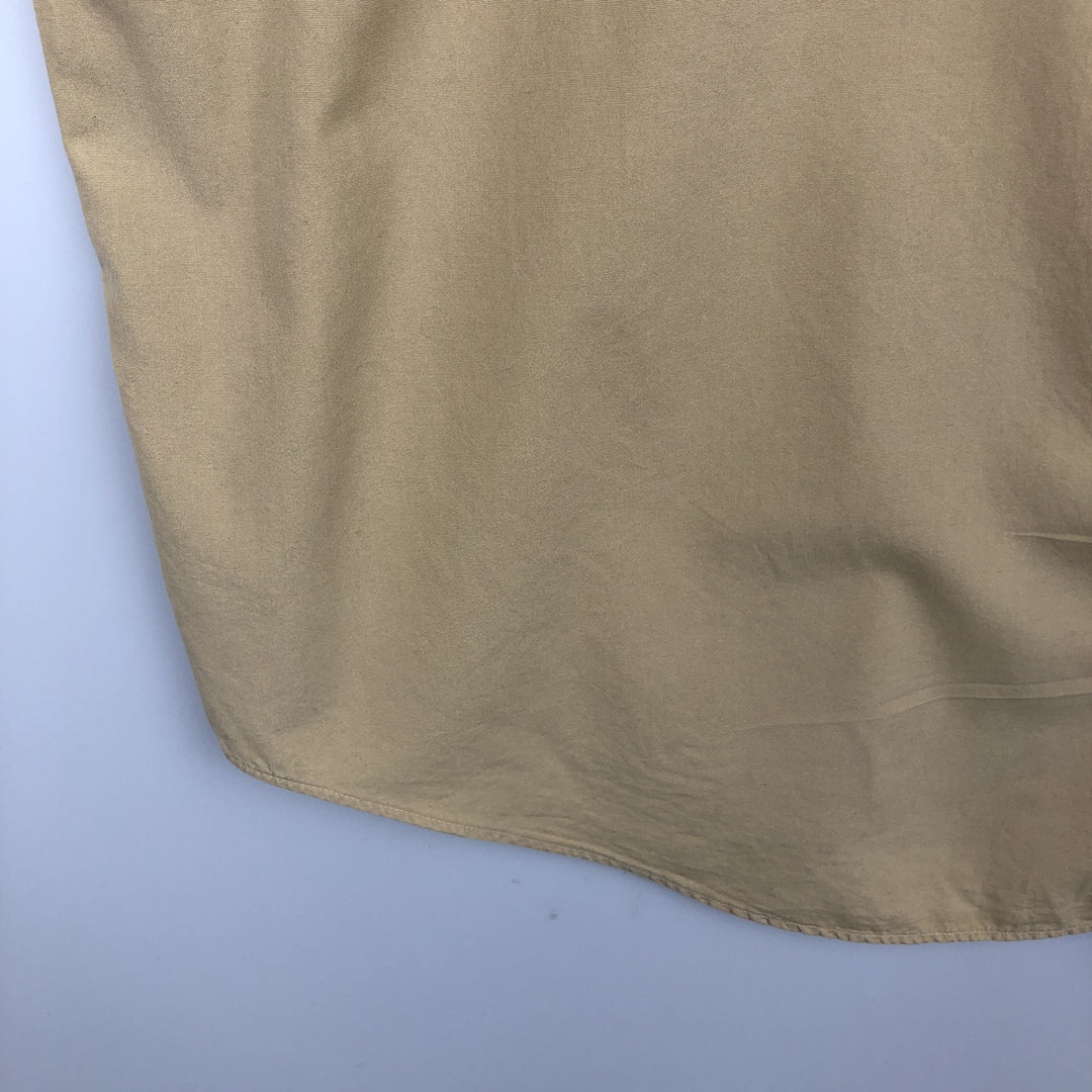 Ralph Lauren Classic Fit Short Sleeve Button Down Shirt Men's XL cotton Beige type Vintage Second Hand
