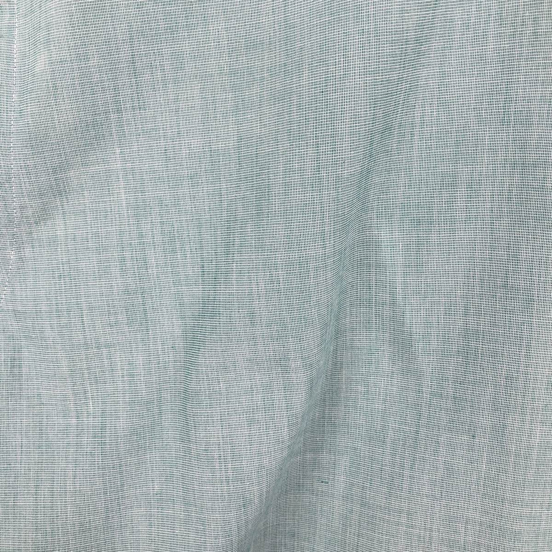 Ralph Lauren Classic Fit short sleeve button down shirt, men's size M cotton green type Vintage Second Hand