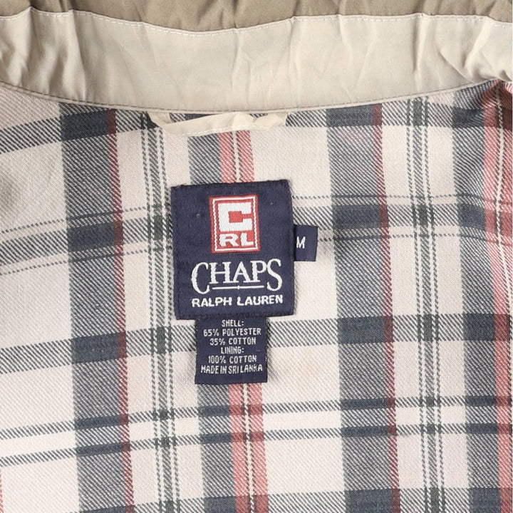 Ralph Lauren CHAPS Swing Top Sports Jacket, Men's Size M (approx.) polyester Khaki type Vintage Second Hand