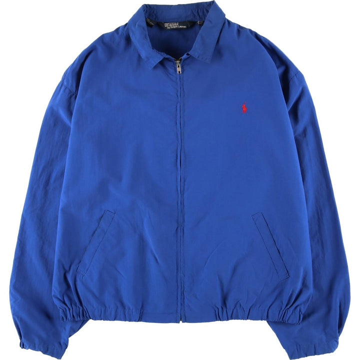Ralph Lauren POLO by Ralph Lauren Swing Top Sports Jacket Men's XXL Nylon blue type Vintage Second Hand